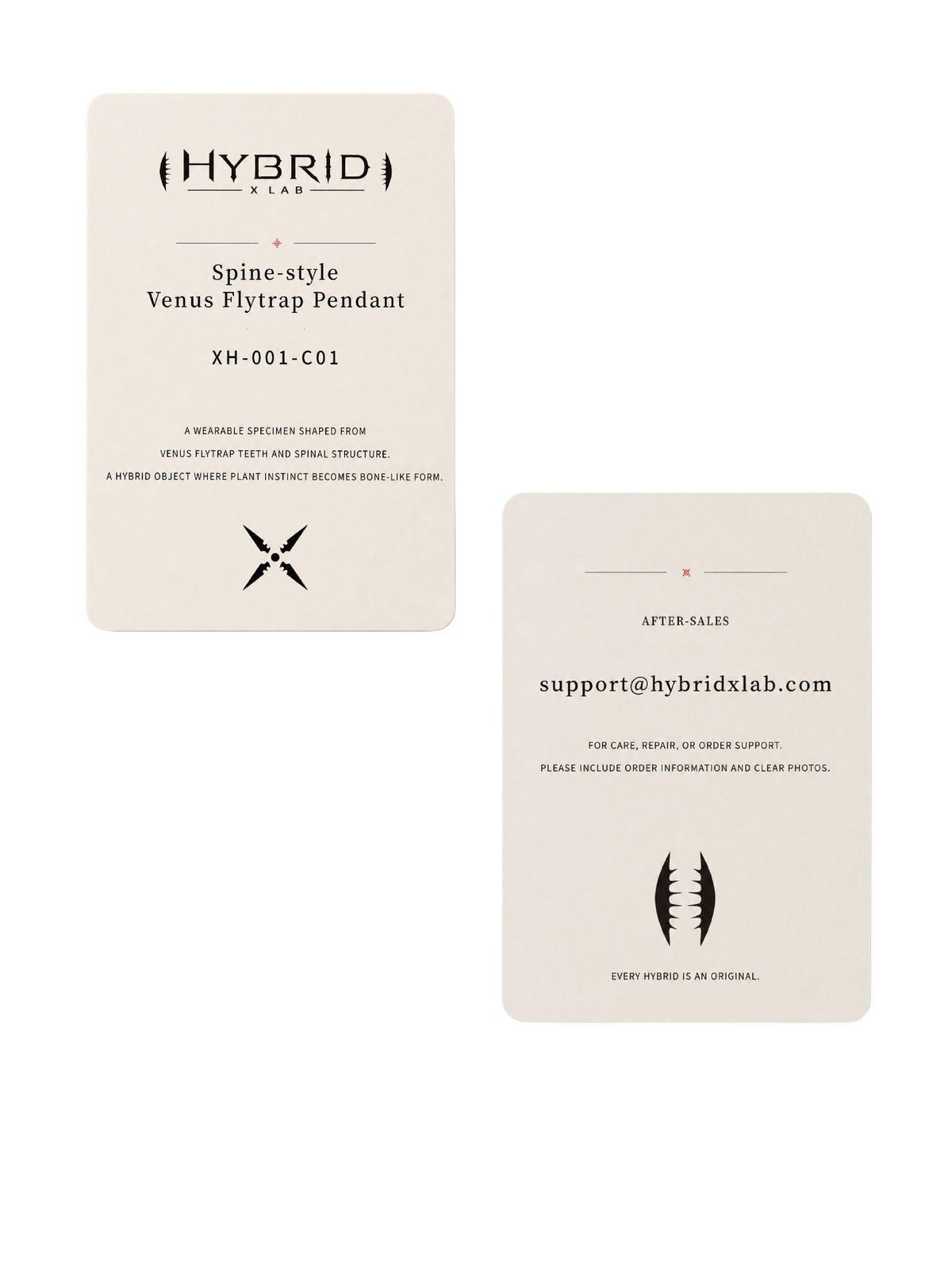 SPECIMEN ARCHIVE CARDS