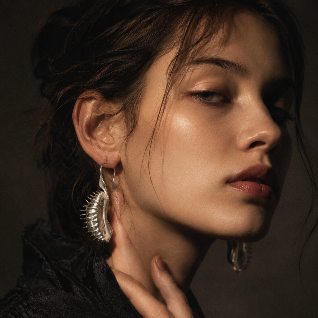 Hybridxlab Venus Flytrap Specimen Earrings