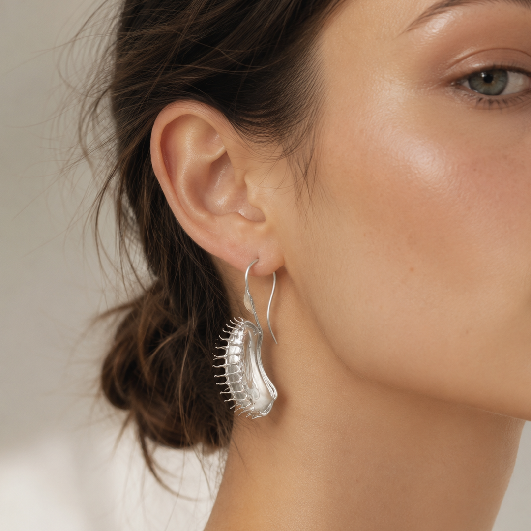 Hybridxlab Venus Flytrap Specimen Earrings