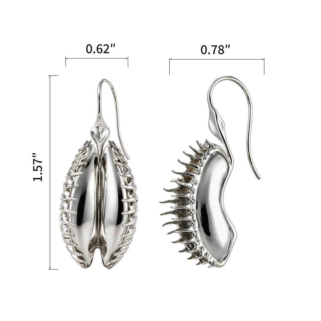 Hybridxlab Venus Flytrap Specimen Earrings